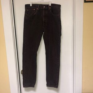 Rare Levis Rust 501 CT Button Fly Tapered
